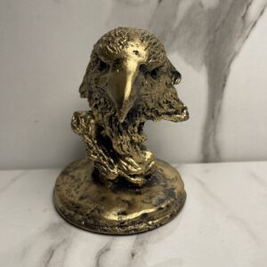 Elegant Eagle Head Sculpture