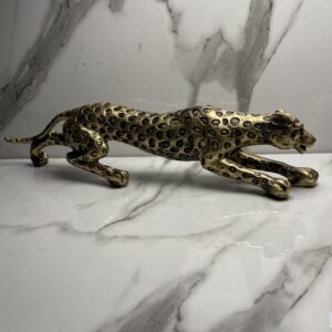 Golden Cheetah Sculpture