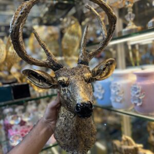 Rustic Deer Head Wall Hanging Decor