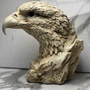 Regal Eagle Head Sculpture