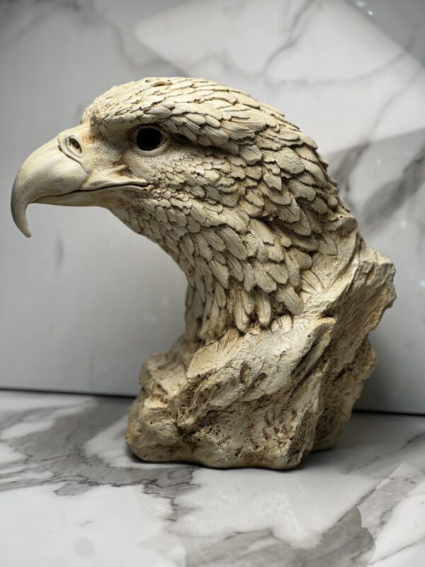 Regal Eagle Head Sculpture