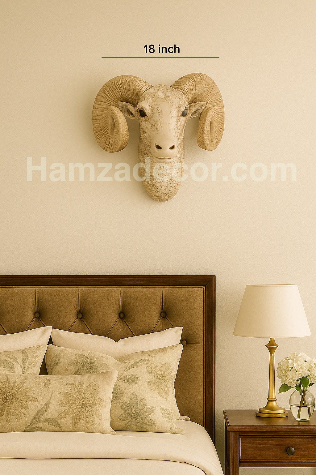 premium resin markhor wall décor – 18 inches, elegant home & office decoration pie premium resin markhor wall décor – 18 inches, elegant home & office decoration pie