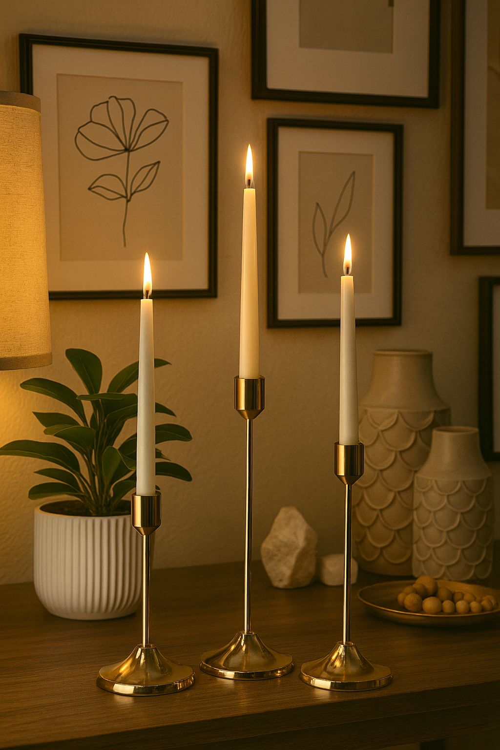 title: premium metal candle holder set – 3 piece golden set (10”, 9”, 8”) non blackable & anti rust imported quality title: premium metal candle holder set – 3 piece golden set (10”, 9”, 8”) non blackable & anti rust imported quality