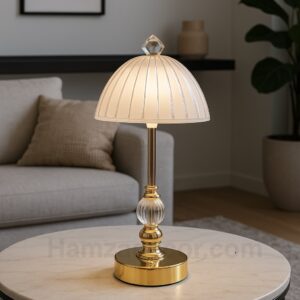 HamzaDecor | Home Decoration | Home Decor rechargeable touch lamp — elegant & modern design