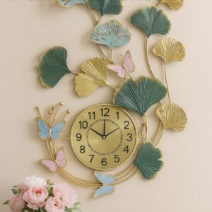 HamzaDecor | Home Decoration | Home Decor elegant metal wall clock – aesthetic wall art with luxury finish