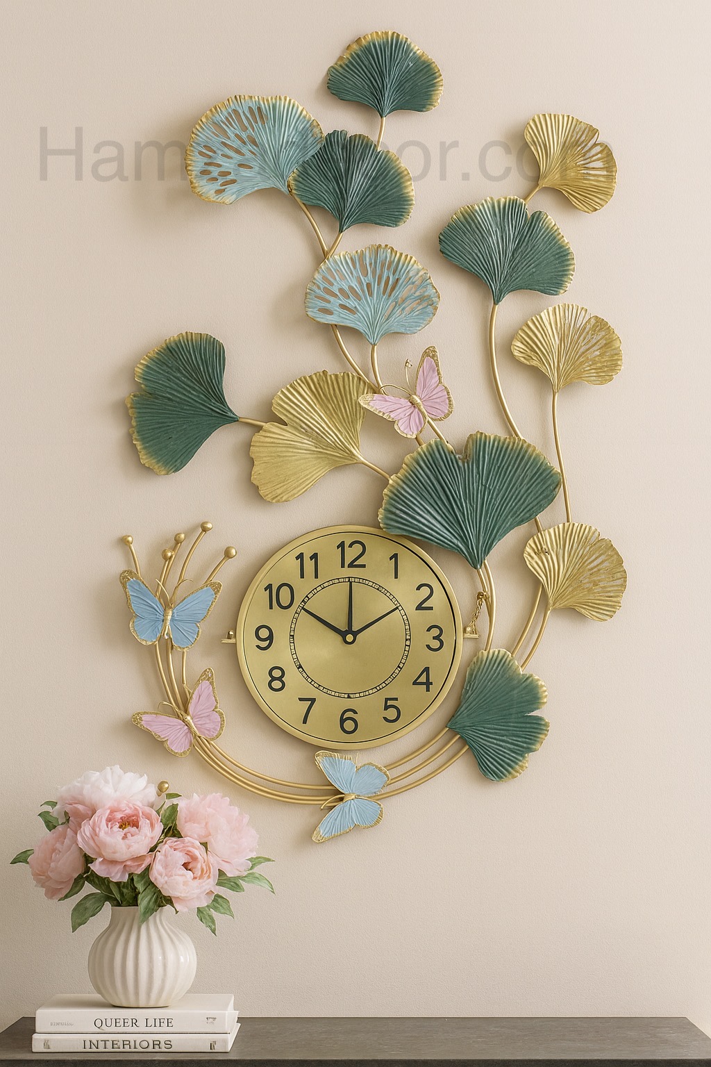 elegant metal wall clock – aesthetic wall art with luxury finish elegant metal wall clock – aesthetic wall art with luxury finish