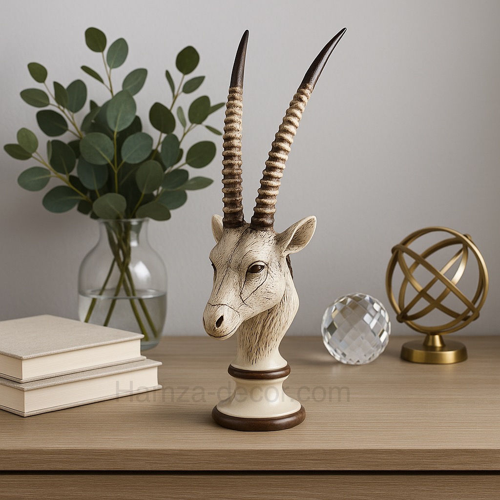 12 inch markhor sculpture – premium resin décor with solid base & realistic detailing 12 inch markhor sculpture – premium resin décor with solid base & realistic detailing