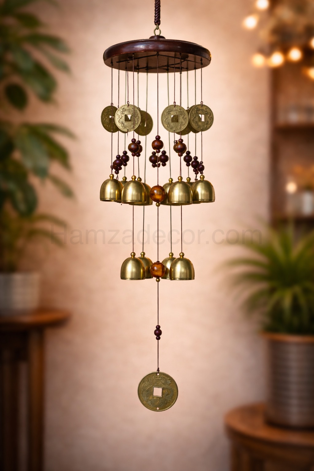 premium antique coin hanging doorbell chime – 11 bells & lucky coin design premium antique coin hanging doorbell chime – 11 bells & lucky coin design