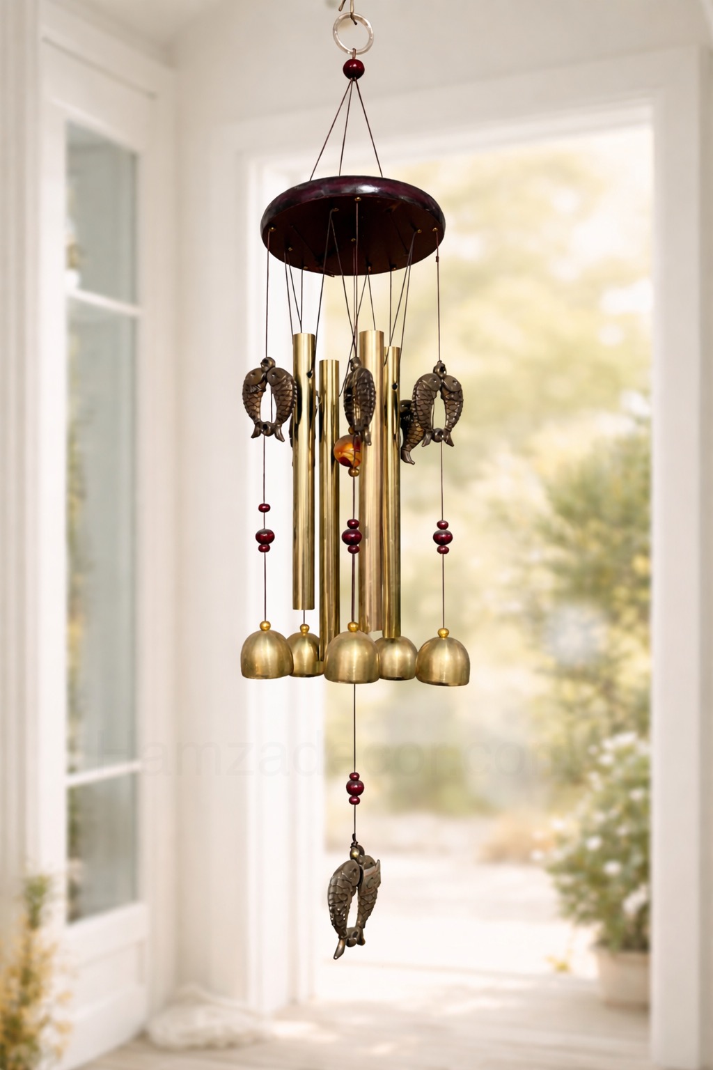 vintage metal antique doorbell with golden bells (premium home décor hanging) vintage metal antique doorbell with golden bells (premium home décor hanging)